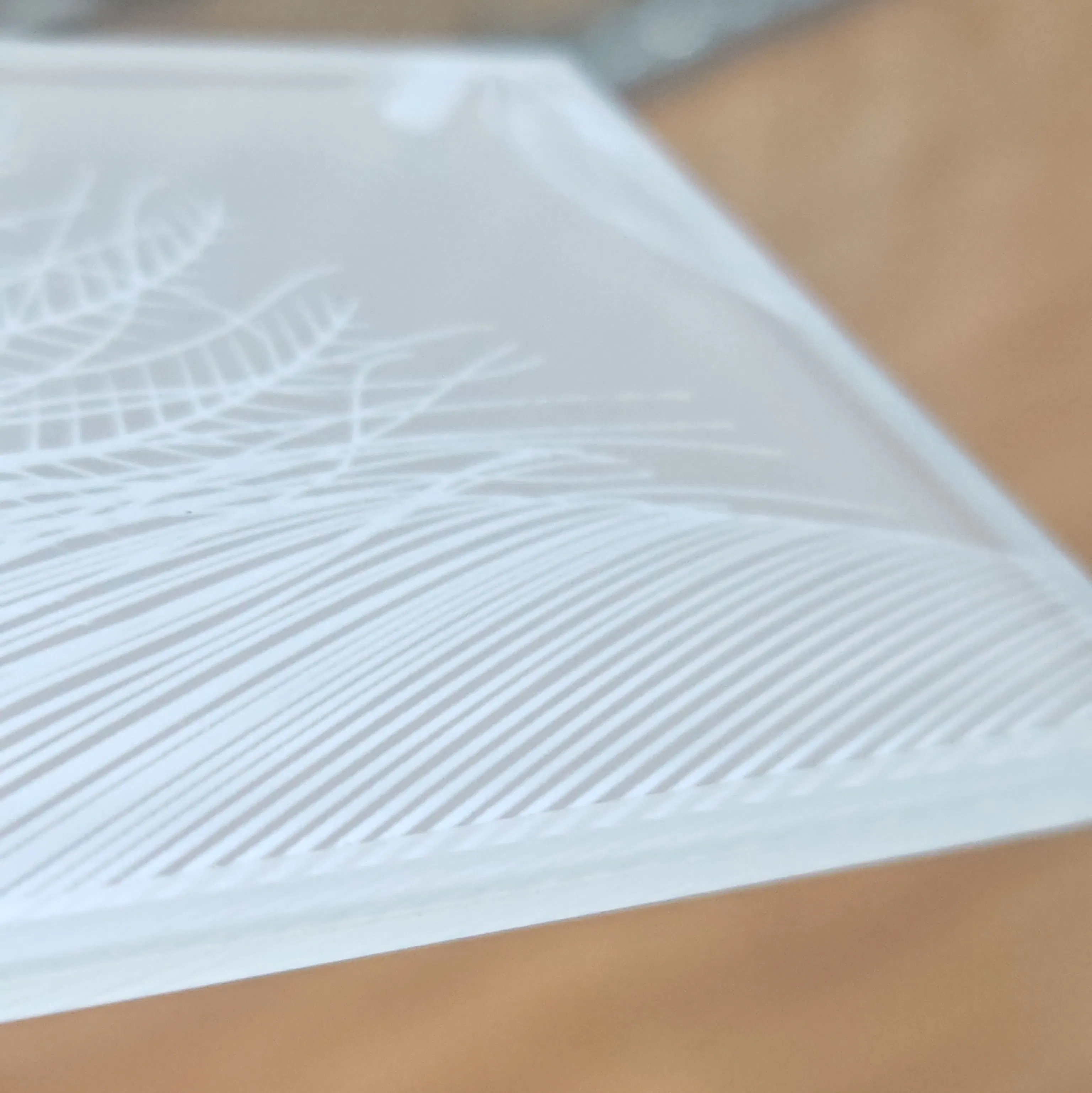 High-Quality Laminated Glass Design with Unique Fabric Patterns