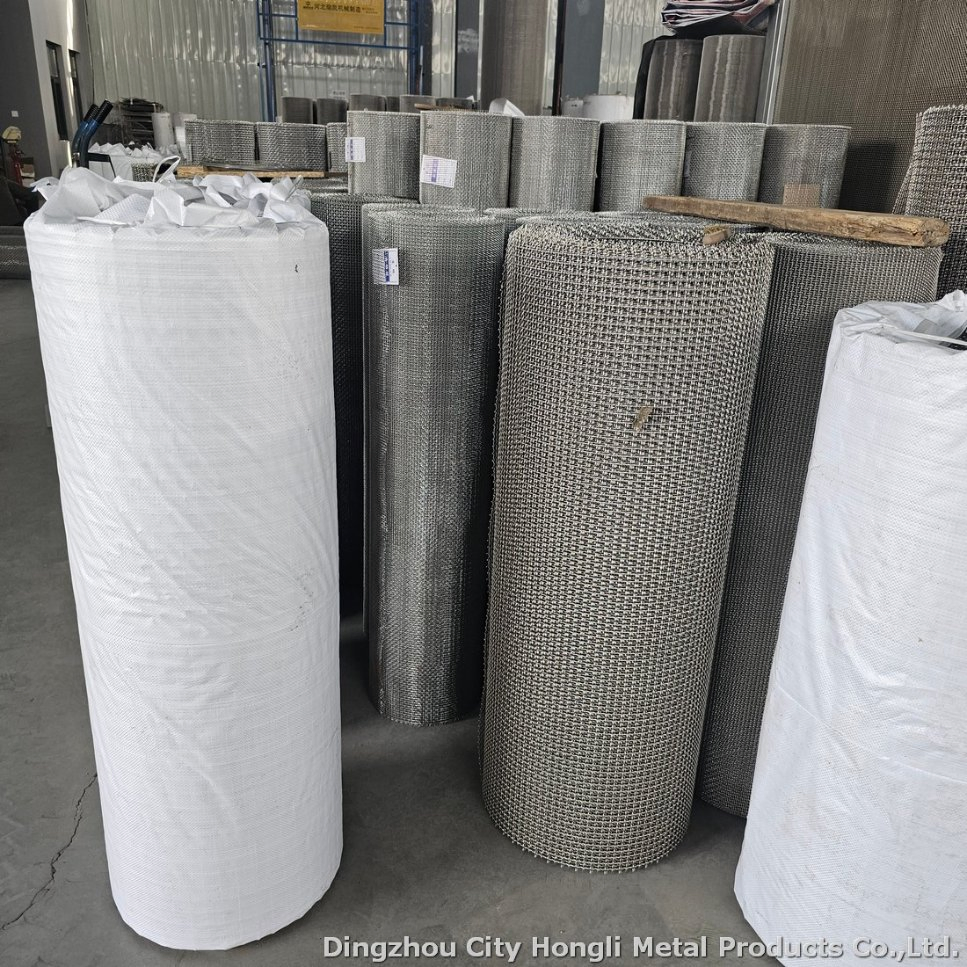 SS304 SS316 Stainless Steel Crimped Wire Mesh Factory Direct Sale
