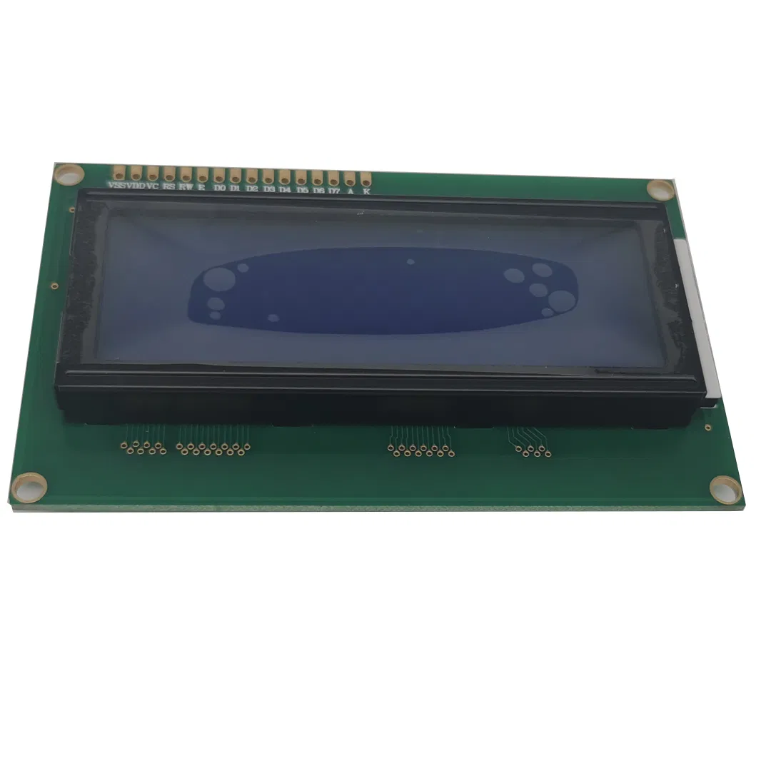 20 * 4 Dots Blue Negative Monochrome COB Stn Character LCD Screen Module