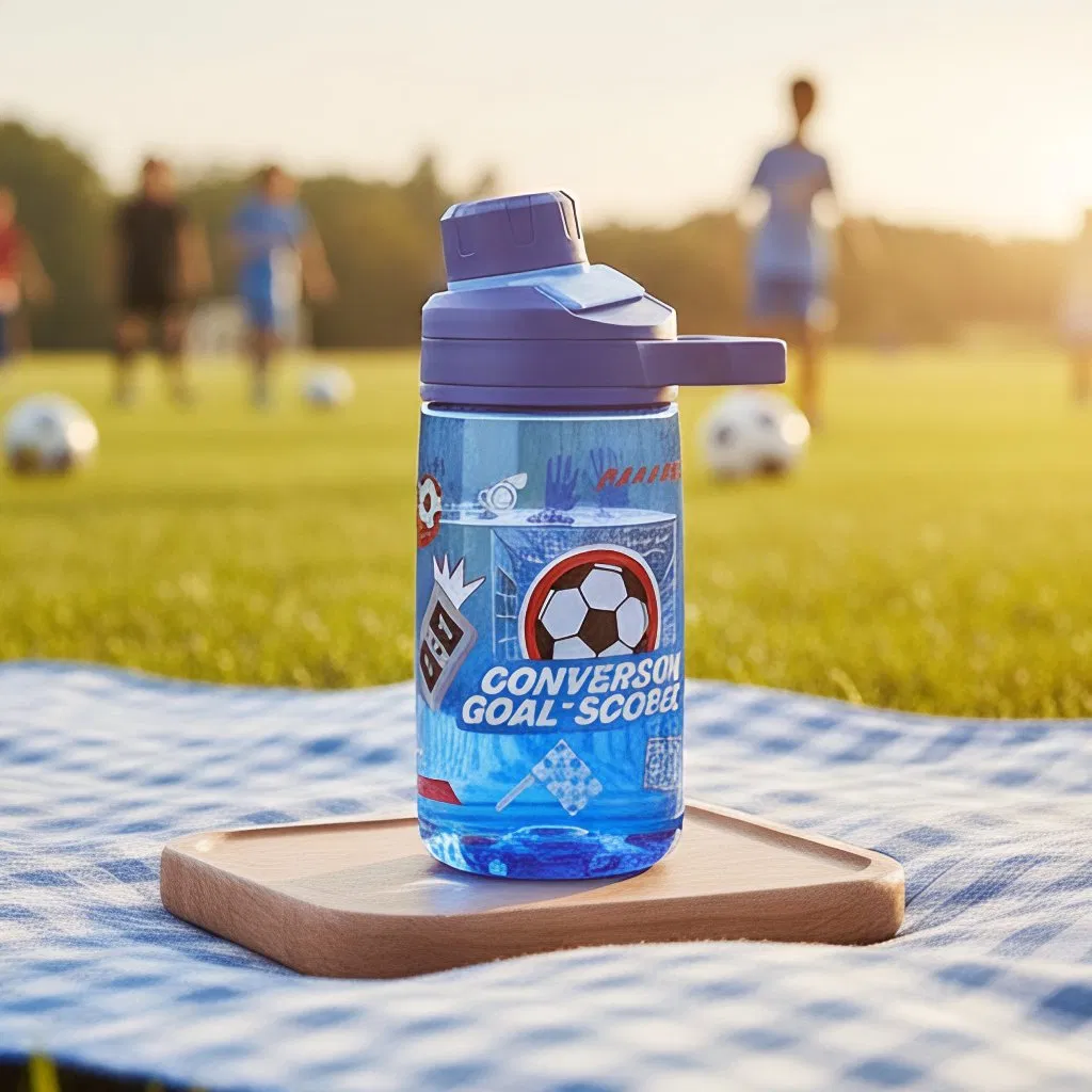 Детская бутылка для воды с мультяшками, BPA Free