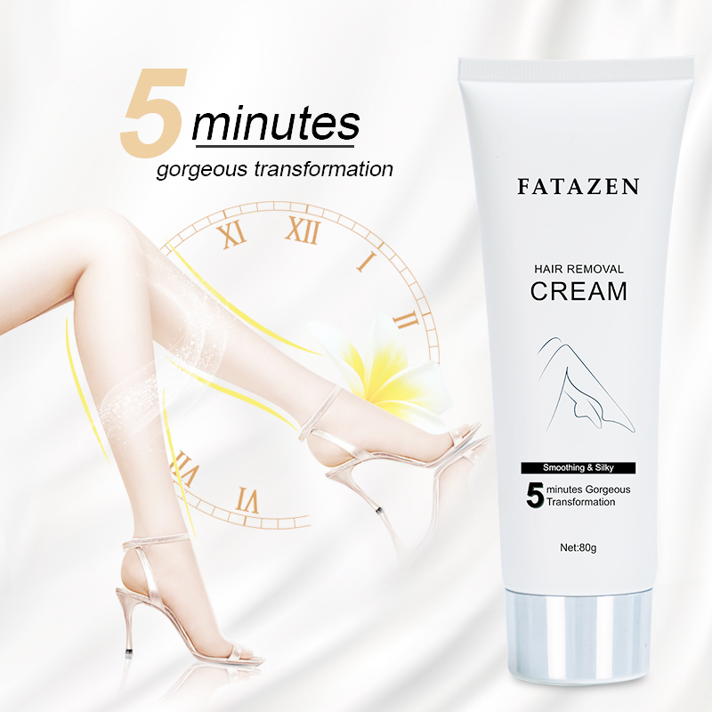Five Minutes Painless Fast Hair Removal Natural Whitening Moisturizing White Depilatory Cream