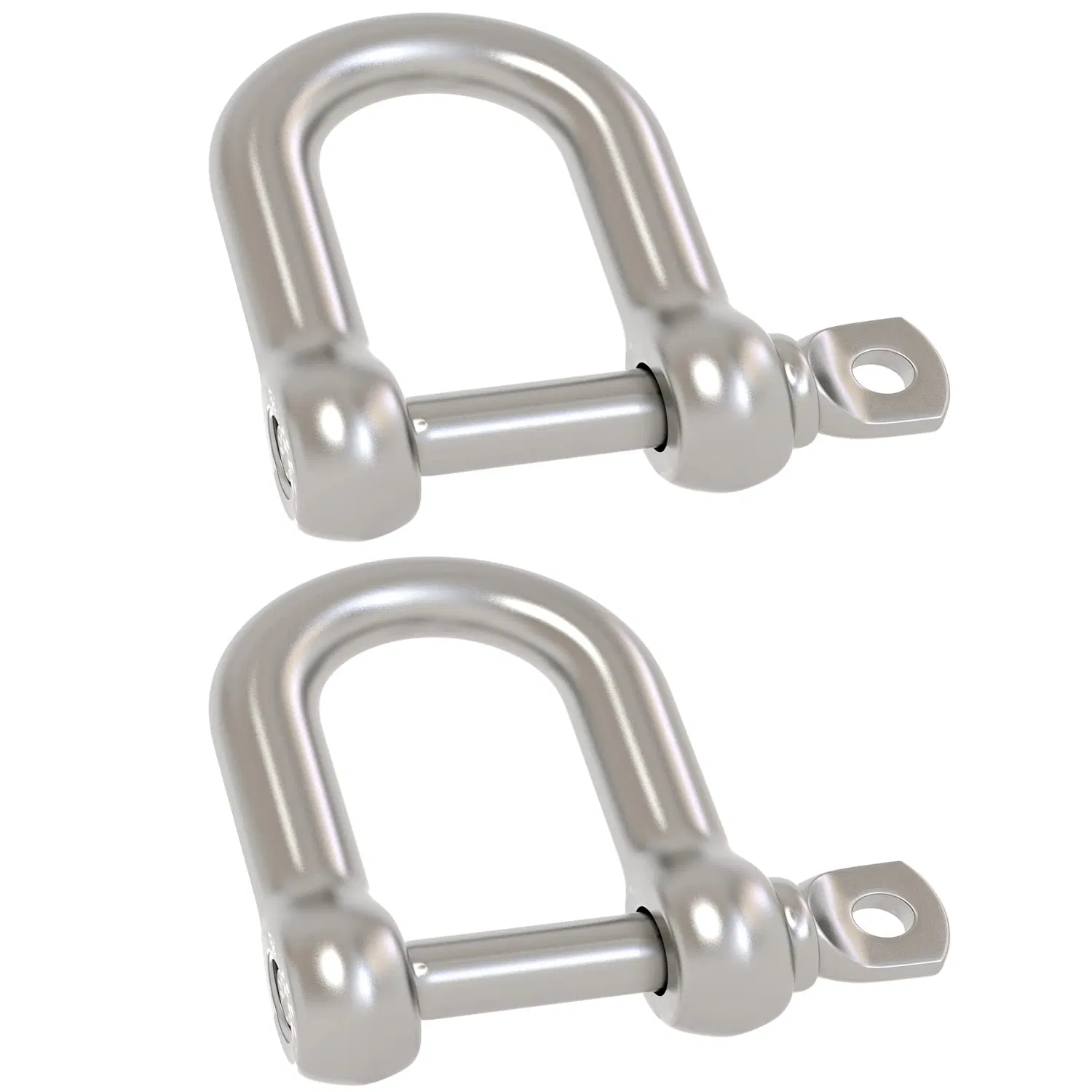 1/2 Inch 12mm Screw Pin Anchor Shackle 304 Stainless Steel D Ring Shackle for Wirerope Lifting Ship Anchor