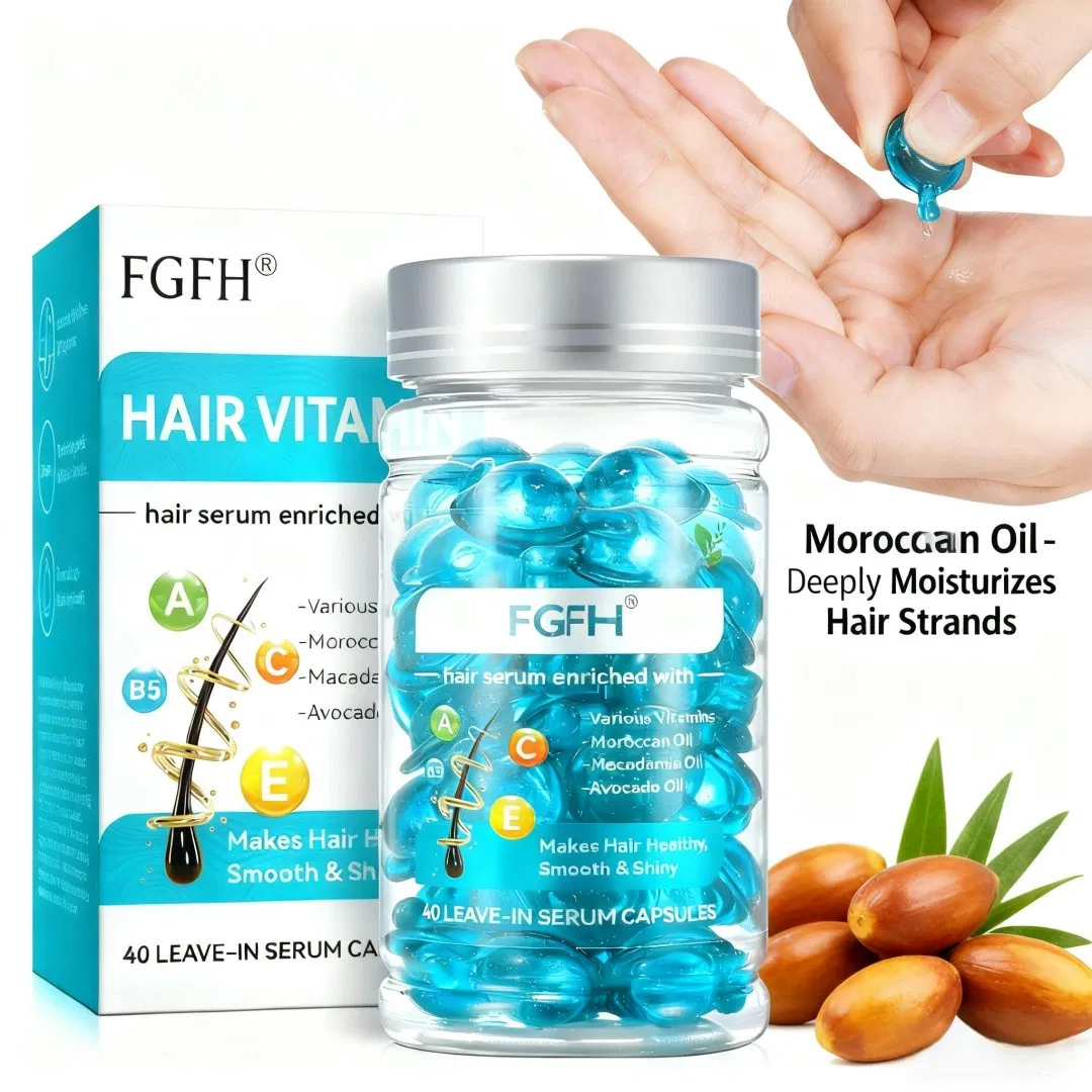 Vitamins Hair Care Capsule for Nourishing Smooth Hair Reduce Dryness