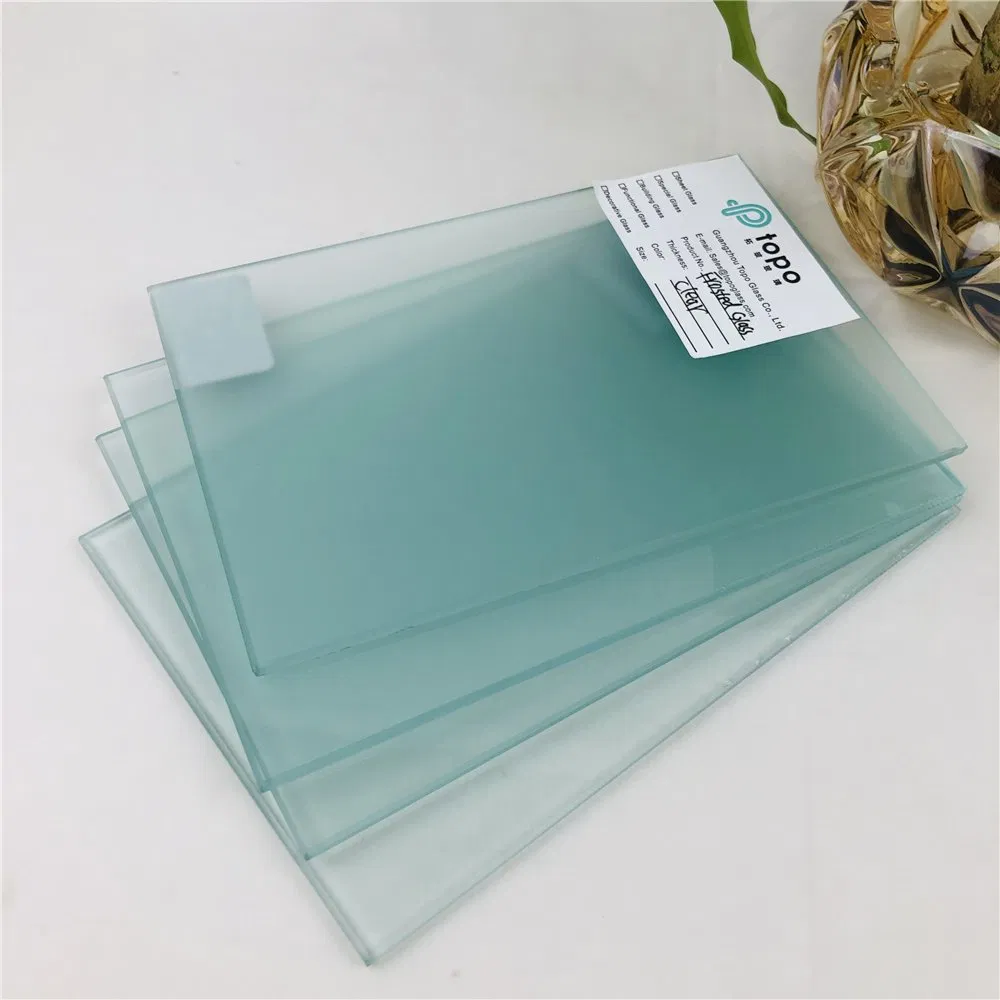 3mm-12mm Acid Etched Frosted Sandblasted Satin Glass for Shower Room (FG-TP)