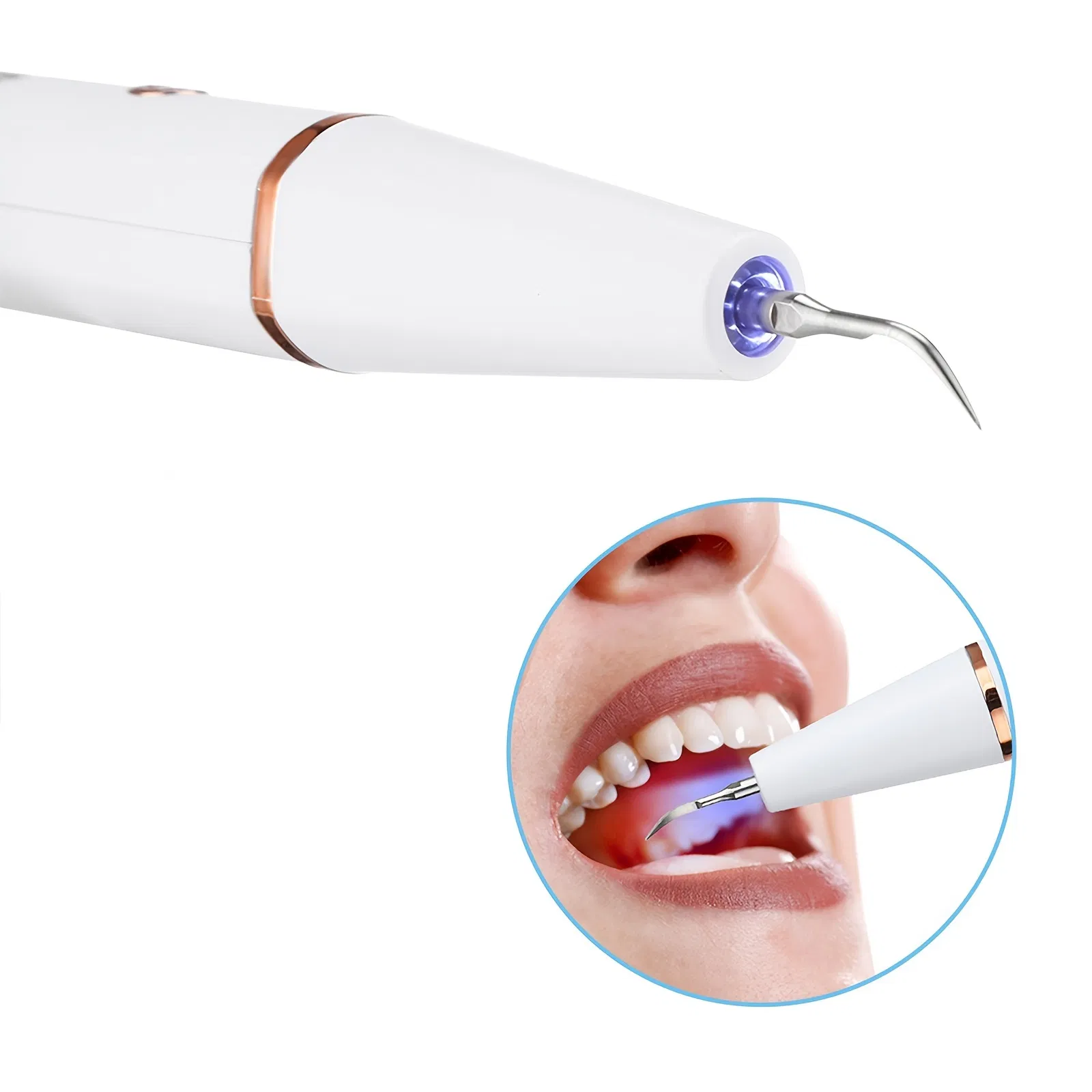 3 Modes Calculus Tartar Stain Remover Electric Ultrasonic Toothbrush