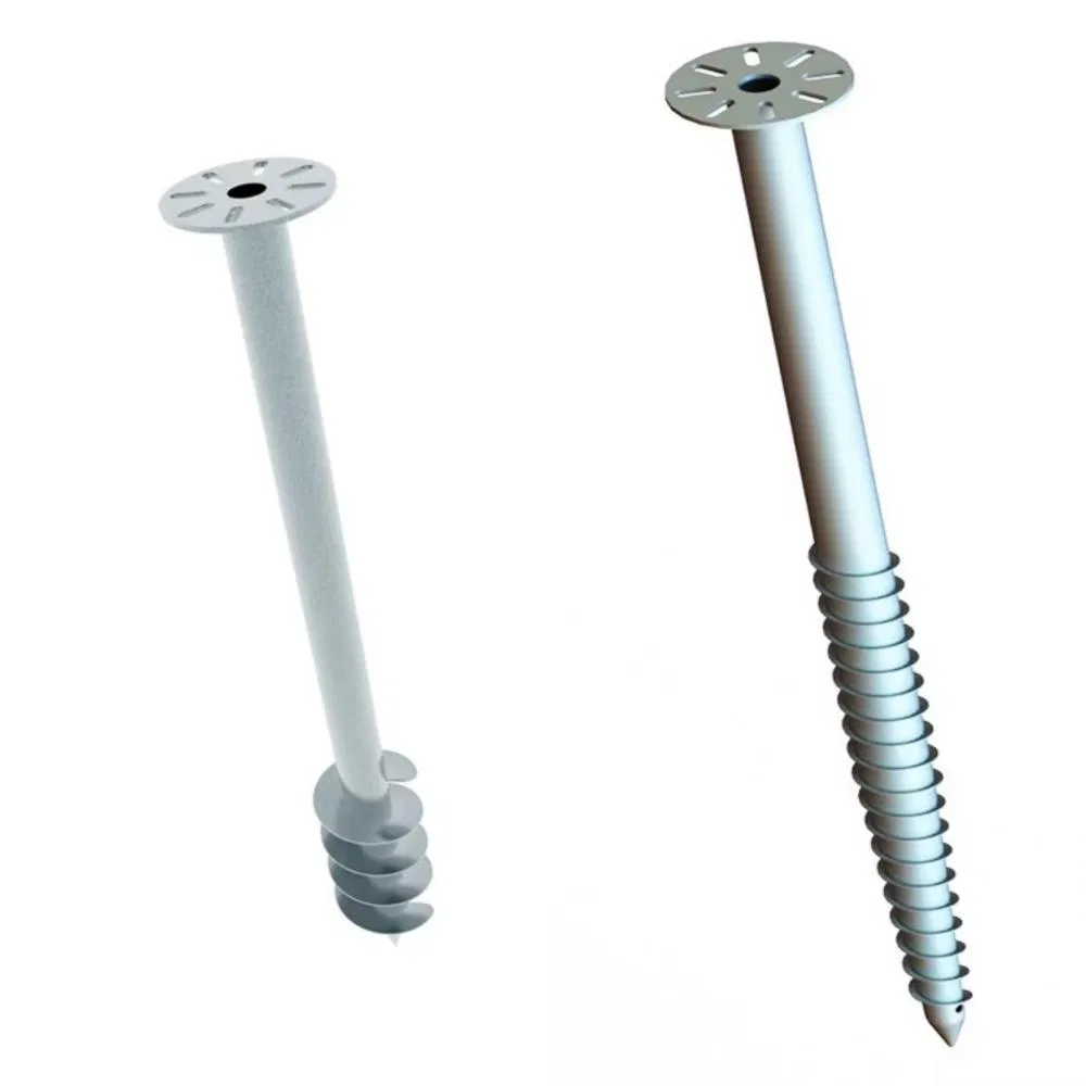 Винтовая свая заземления оцинкованная 1000 мм