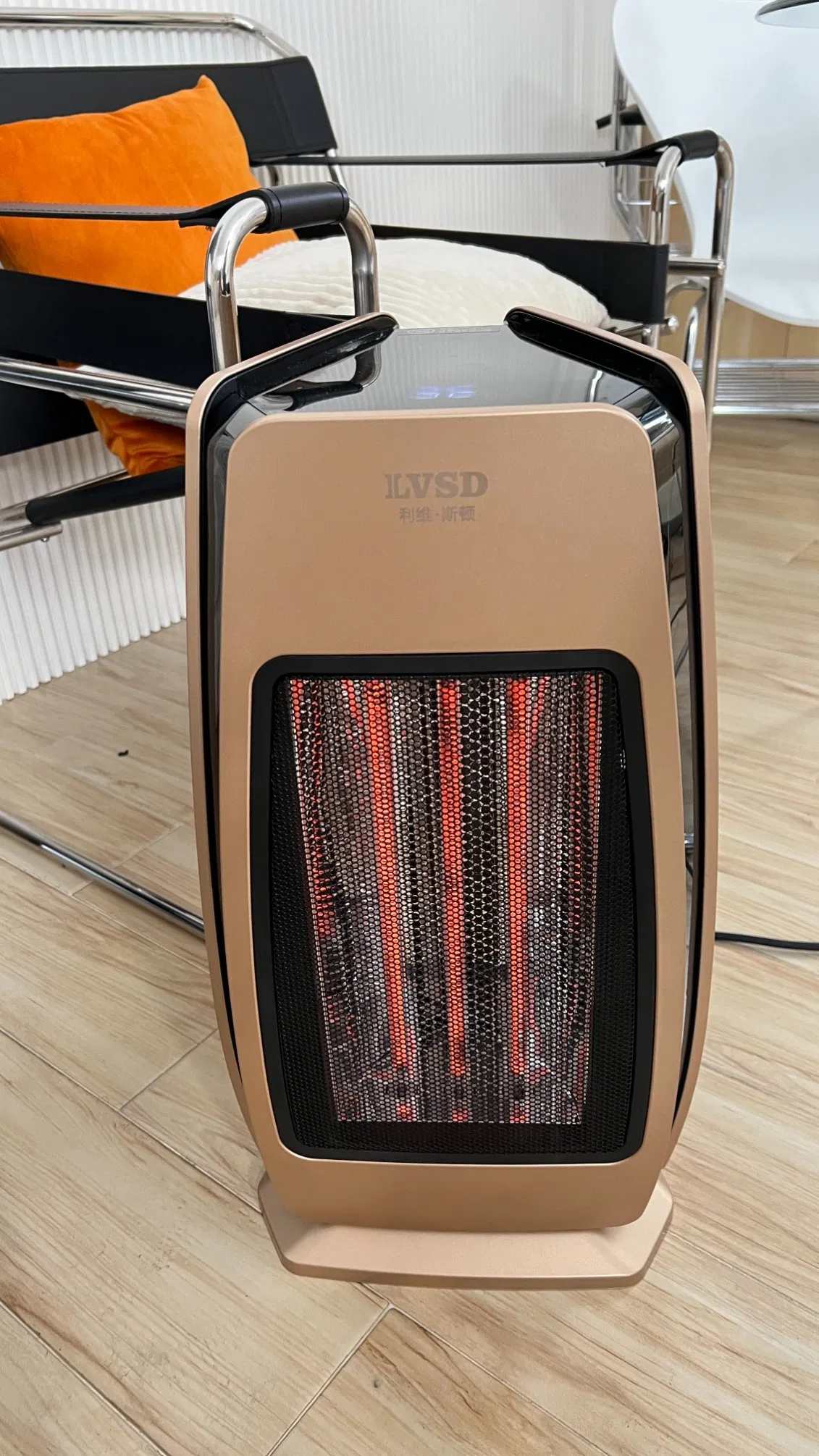Electric Carbon Fiber Quartz Heater Portable Heater 2200W 90 Degree Oscillation