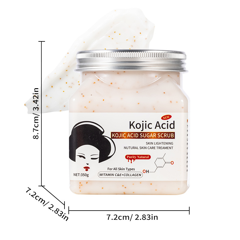 Shea Sugar Hypoallergenic Aloe Vera Face Scrub Ultra Hydrating and Exfoliating Scrub for Nourishing Essential Body Care