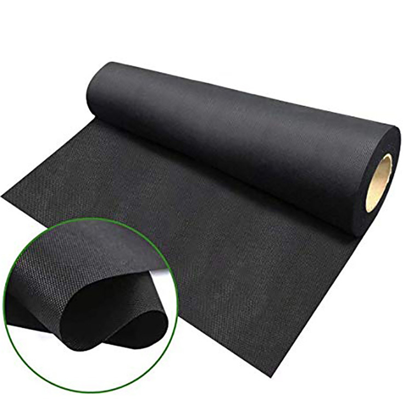 Sugrand Black Fabric Weed Barrier Garden Mat Weed Mat Mulch Matting