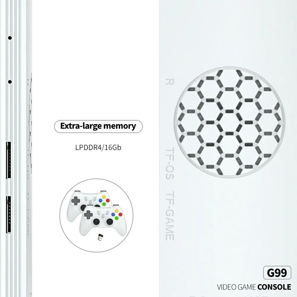 G99 Video Game Console 4K UHD HD TV Stick Multi Emulator for PS2 / PSP / PS1 / Mame / N64