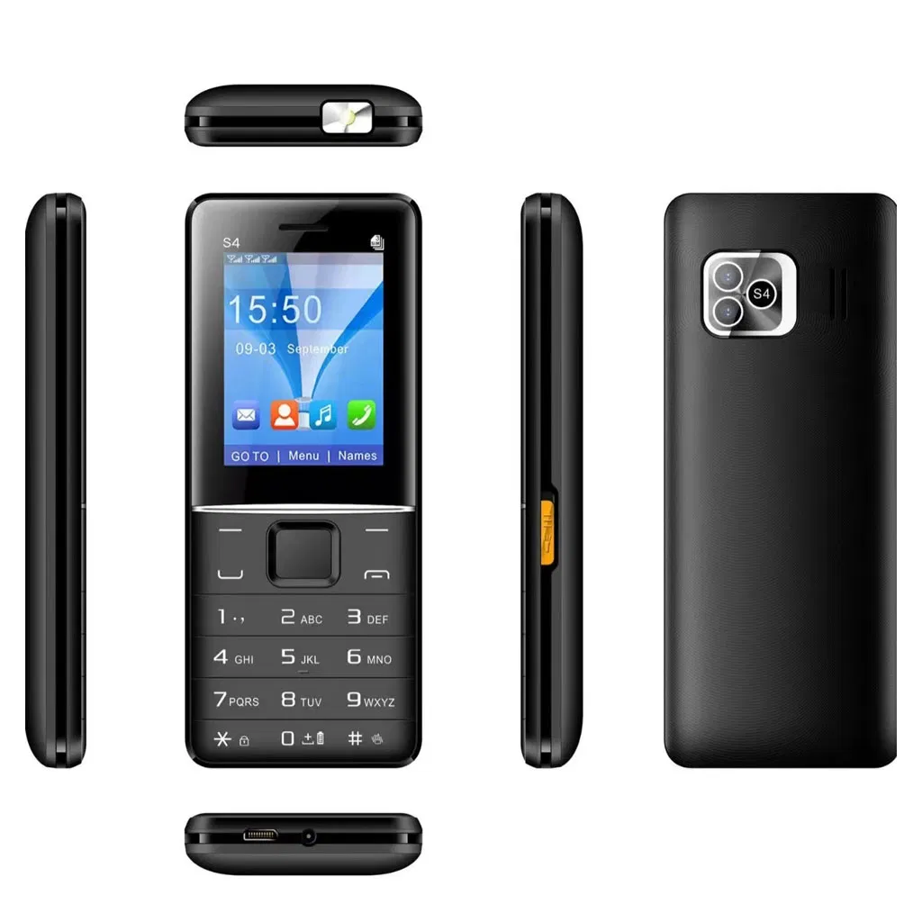 Кнопочный телефон с двумя SIM, Bluetooth, MP3 и FM-радио