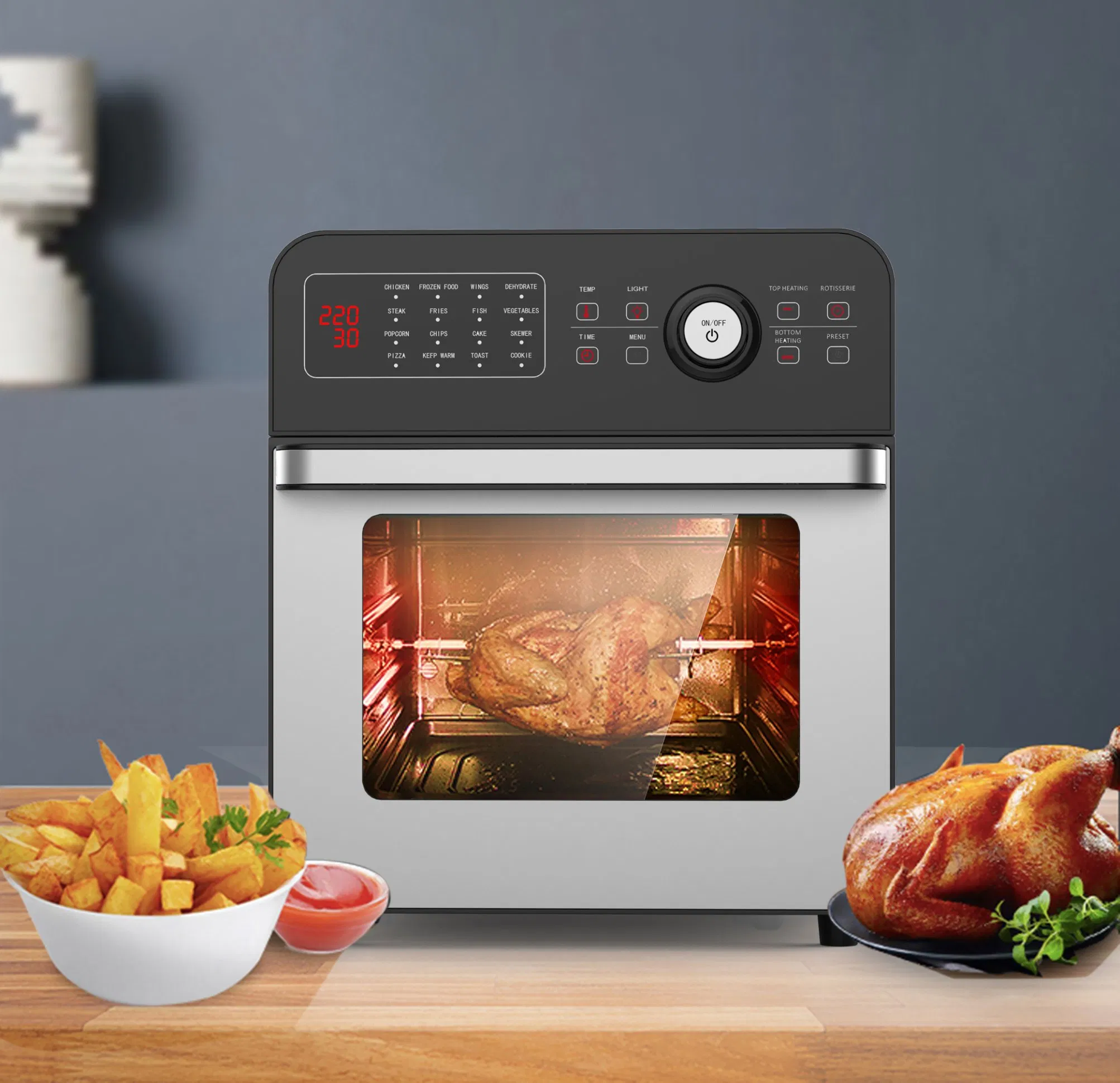 Temperature Control Deep Fryer Electric Commercial Fryer with Basket Air Deep Fryer