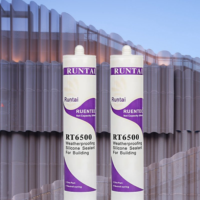 Neutral RTV Silicone Glue 600ml Sausage Package Adhesive Silicone Sealant for Curtain Wall From Construction Adhesive