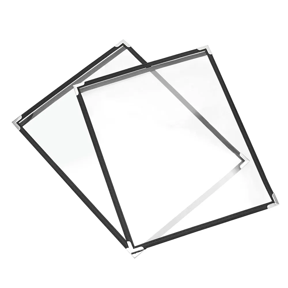 10% off Factory Directly 4 View Fits 8.5"X11" Paper Cafe Restaurant Drink Menu Cover