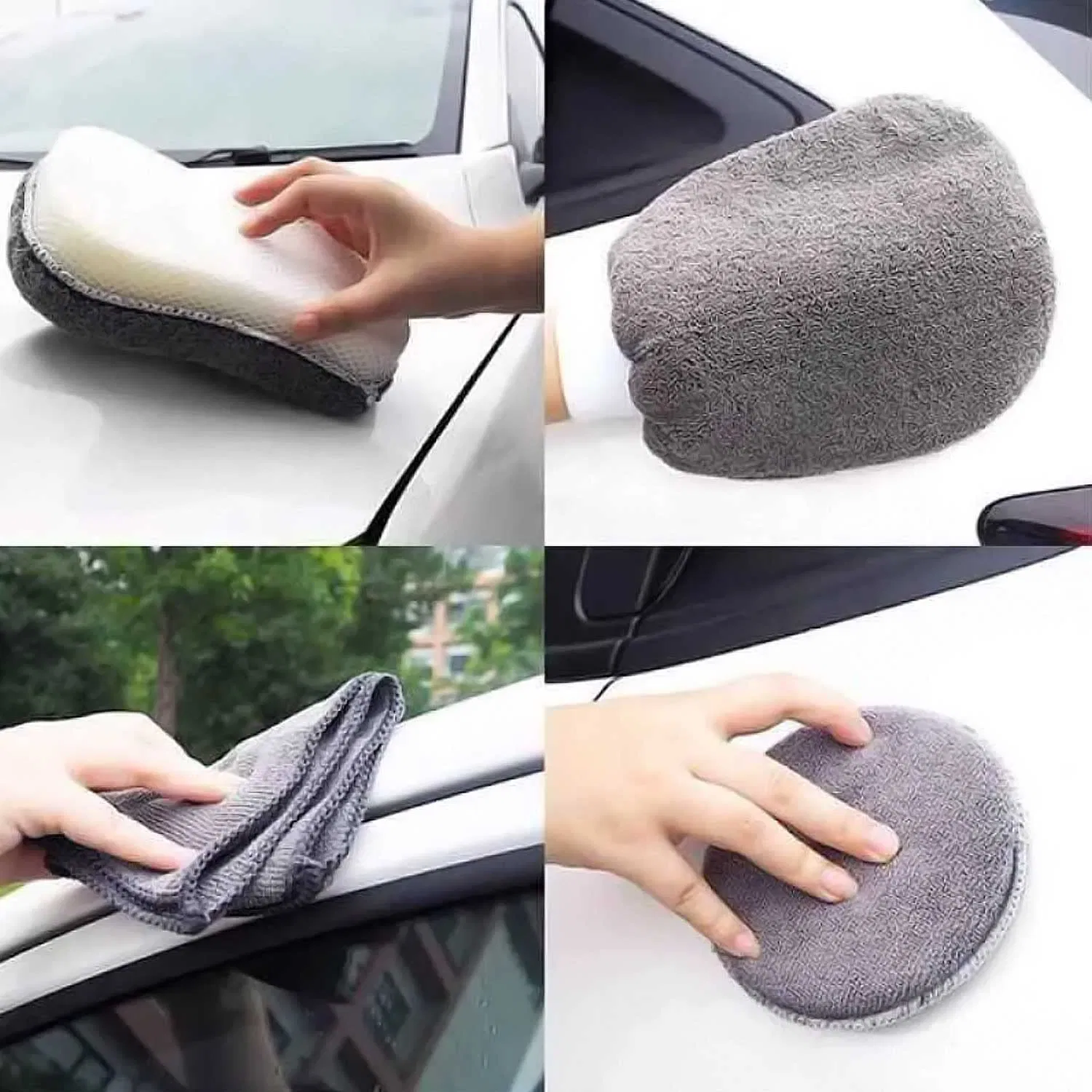 Dust Removal Effect on Car Air Conditioner Outlets Car Wash Cleaning Tools Kit Microfiber Towels Car Detailing Kit