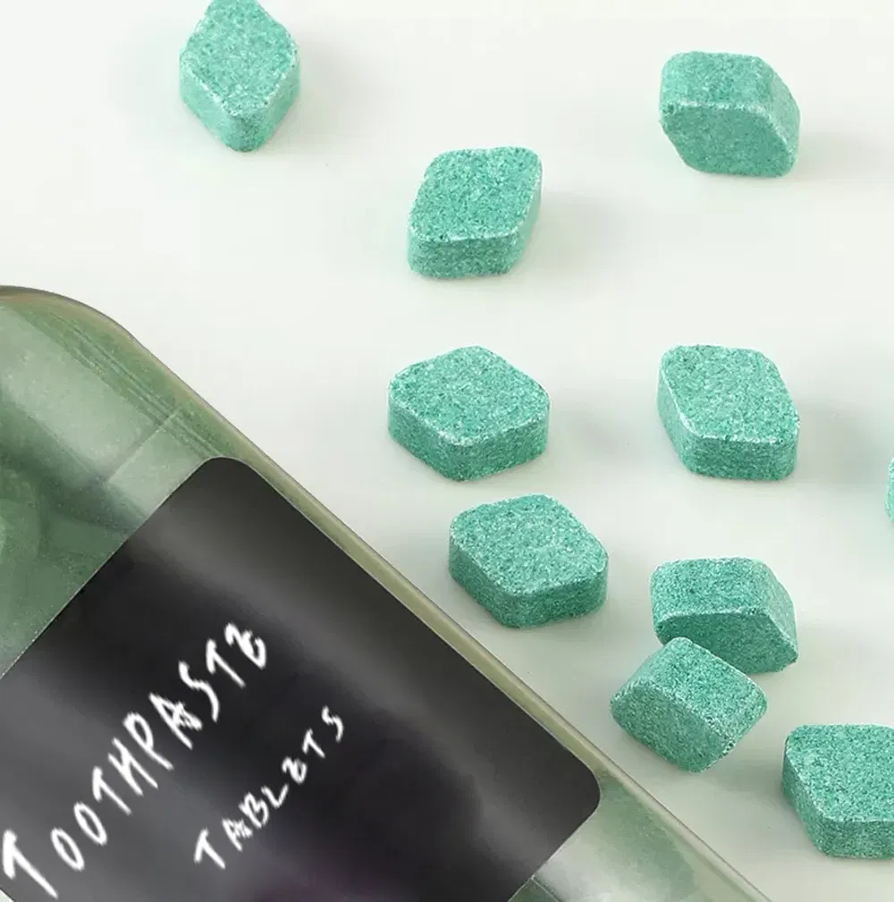 Teeth Whitening & Sensiv Toothpaste Chewable Tablets Organic Mint Coconut Solid Tablets