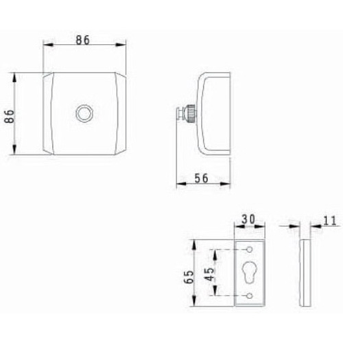 Big Sale Stainless Steel Polish Finished Square Retractable Clothesline