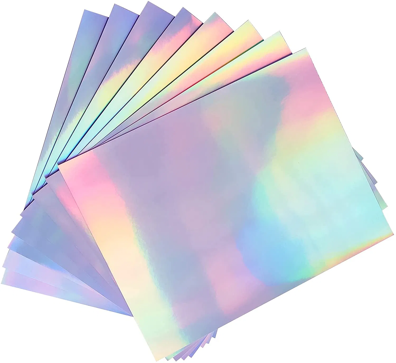 A4 210 X 297mm Waterproof Inkjet holographic  Adhesive Vinyl custom hologram stickers
