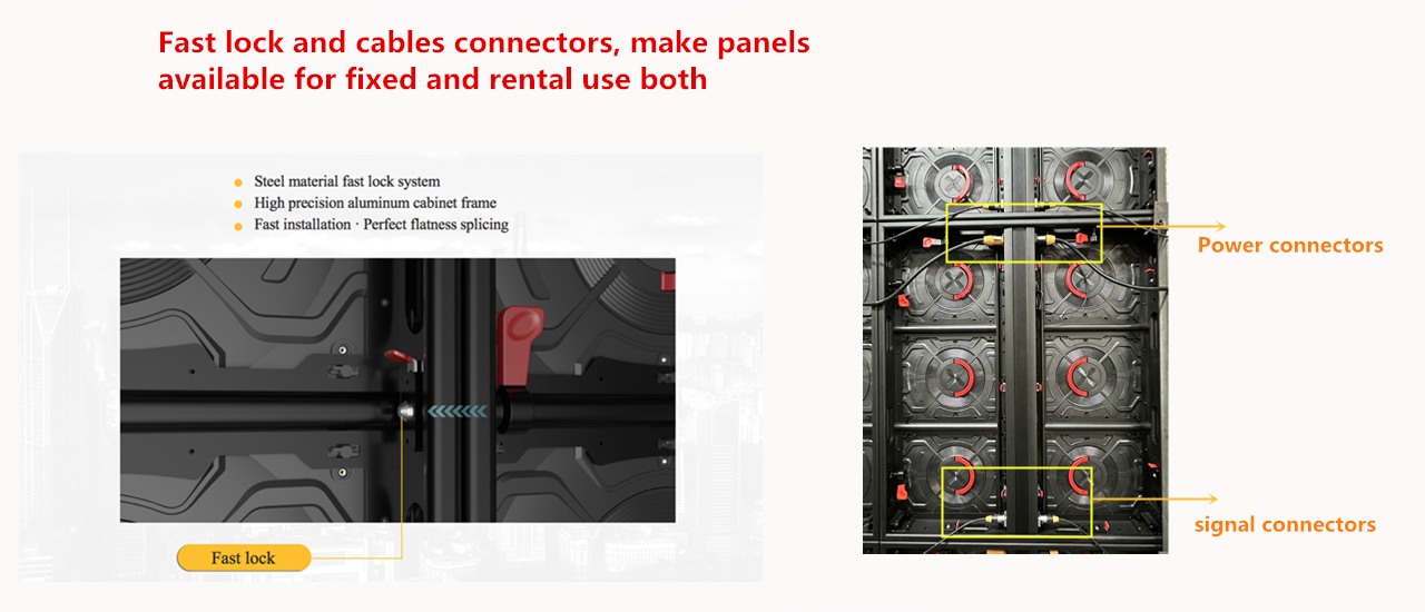 P6.25 Outdoor Display LED High Brightness LED Screen 16: 9 Golden Ratio Panel 800*900mm LED Video Wall