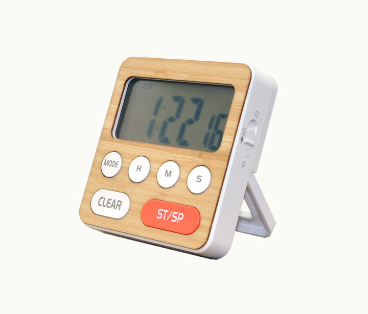 Wood Digital Table Alarm LED Display Clock