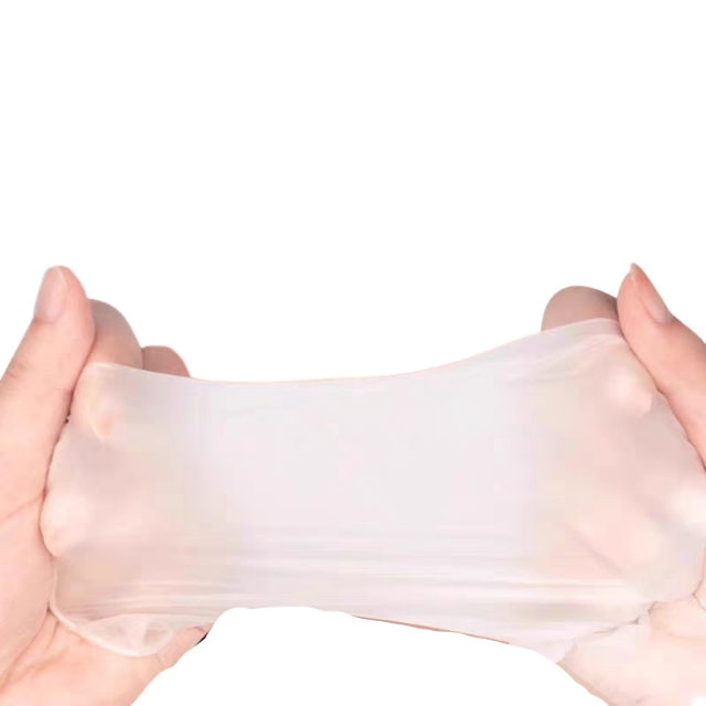 Transparent Disposable Food Grade Vinyl Gloves Kitchen Use
