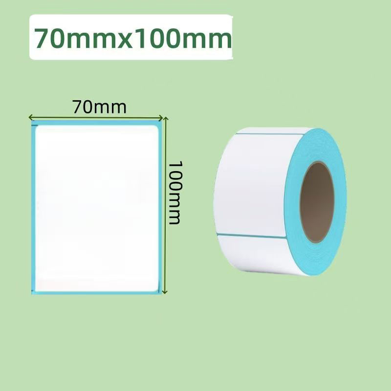 High Quality White Thermal Self-Adhesive Label Sticker Paper for Supermarket Labels (customizable in size)