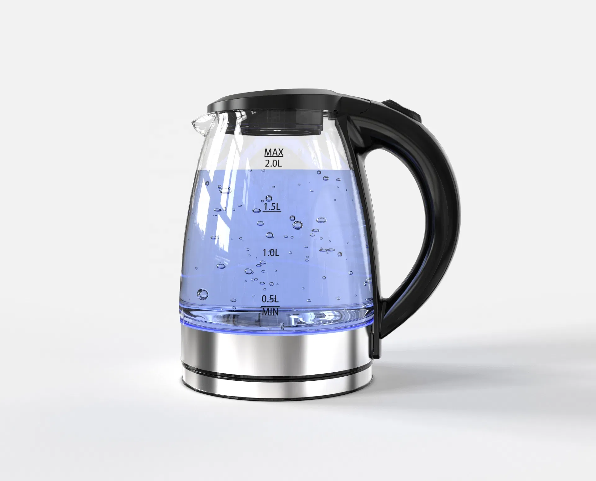 Wholesale Price 1.8L Electric Glass Cordless Kettle