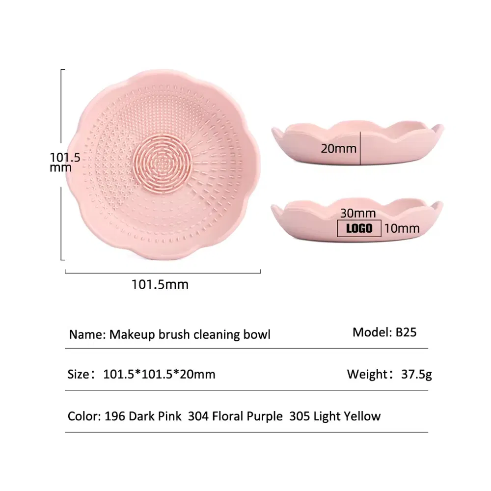 Make up Tools Washing Bowl Silicone Cosmetic Brush Cleaner Mat Cushion Pad Makeup Brush Cleaners