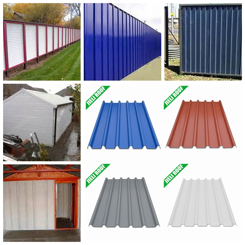 Impact Resistance Customized Warehouse Workshop Roofing Sheet Synthetic Resin PVC T940