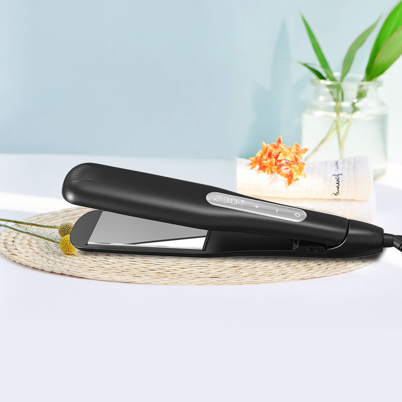 2-in-1 Professional Adjustable Temperature PTC Quick Heating Straightener and Curling Iron