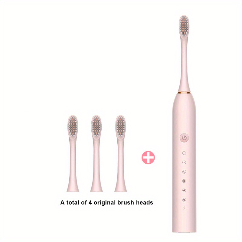 Rechargeable Automatic Ultrasonic Soft Fur Universal Electric Toothbrush for Adults