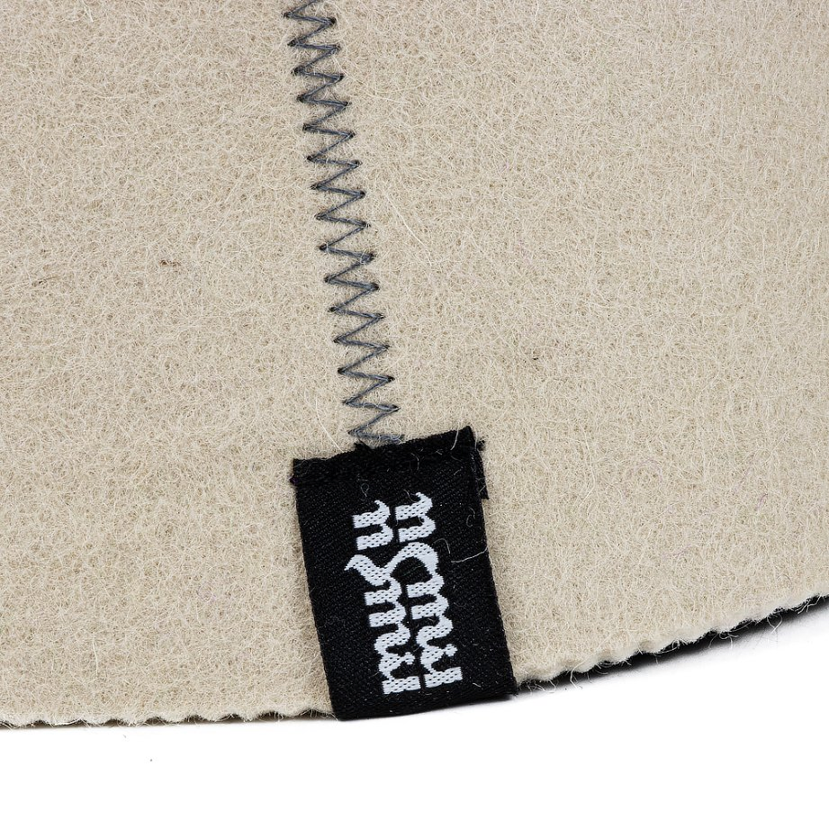 Thermal Wool Felt Sauna Hat with 2mm Thickness for Balanced Head Temperature