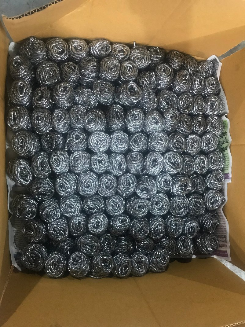 Stainless Steel Scourer for Cleaning with Collective Package