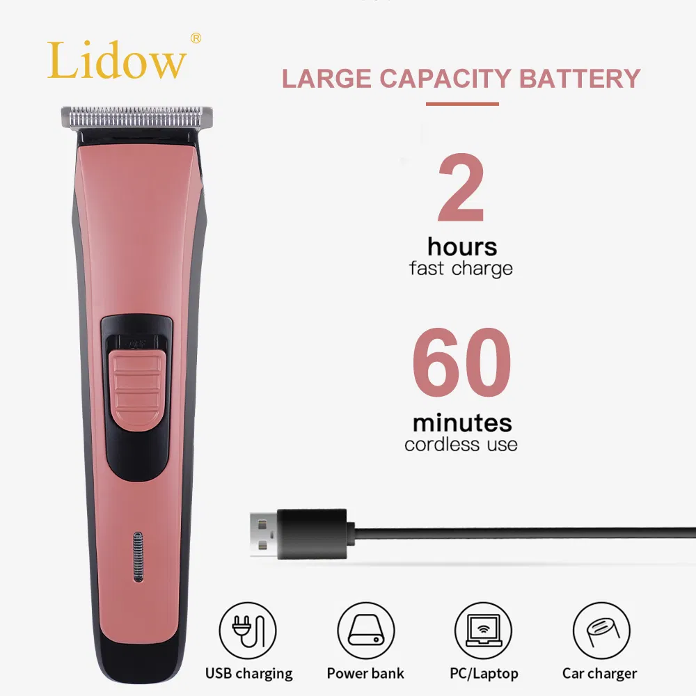 Low Cost Electric USB Rechargeable Cordless Hair Trimmer