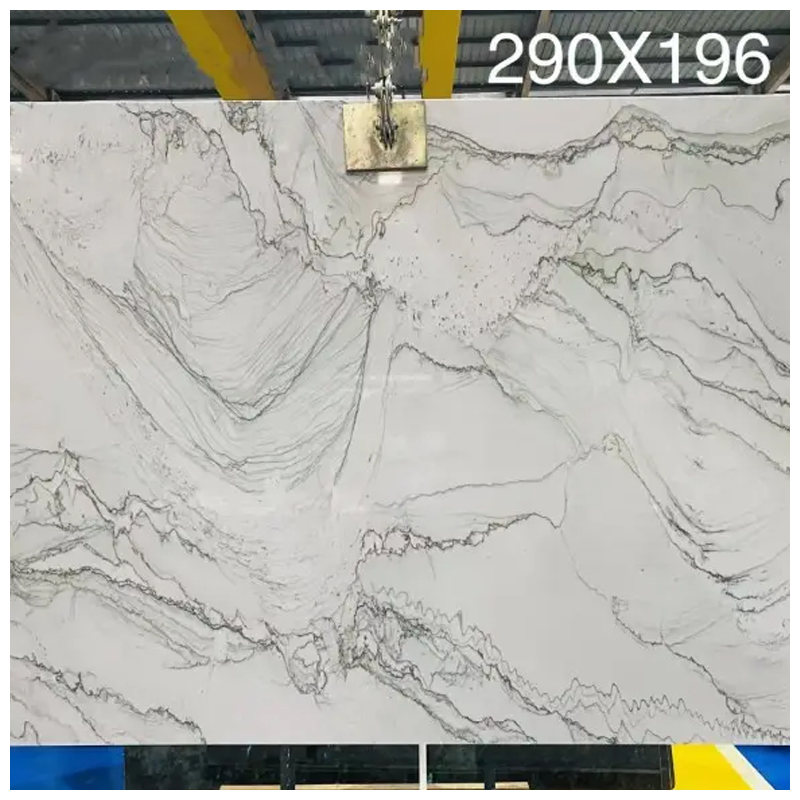 Brazilian Calacatta Macaubas White Quartzite Slabs