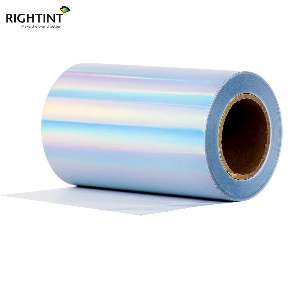 Rightint Opaque Carton A4, in Rolls, OEM Custom Holographic Sticker Roll