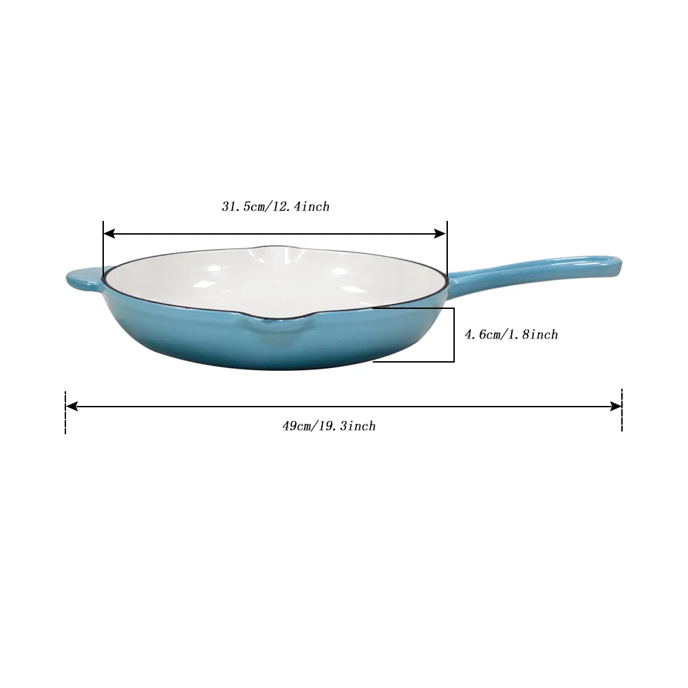 Cookwin Cast Iron Cookware Enamel Cast Iron Frying Pan Non Stick Cooking Pan Skillets