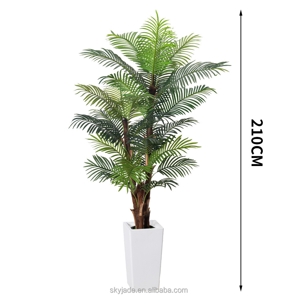 Бонсай искусственный Зеленое дерево мини-пальма для дома