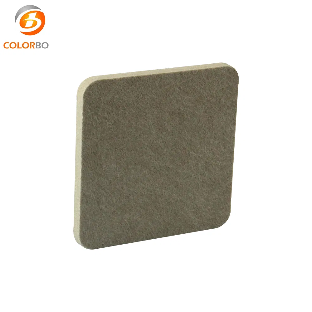 Fire Resistant Sound Polyester Absorbing Felt Panels Board