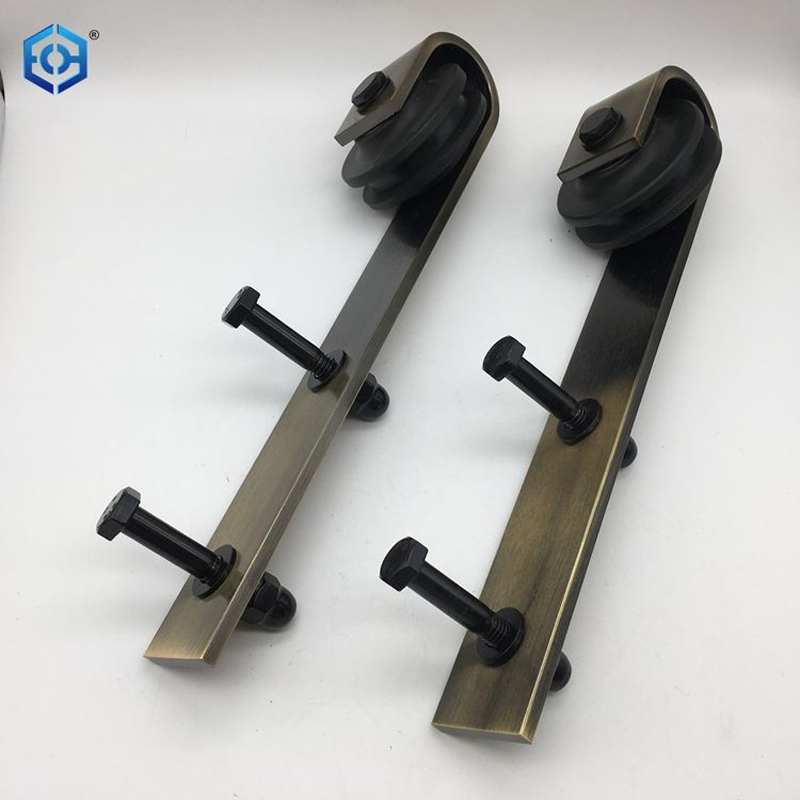 Wholesale Carbon Steel 5-16FT Single Wood Sliding Barn Door Hardware Kit