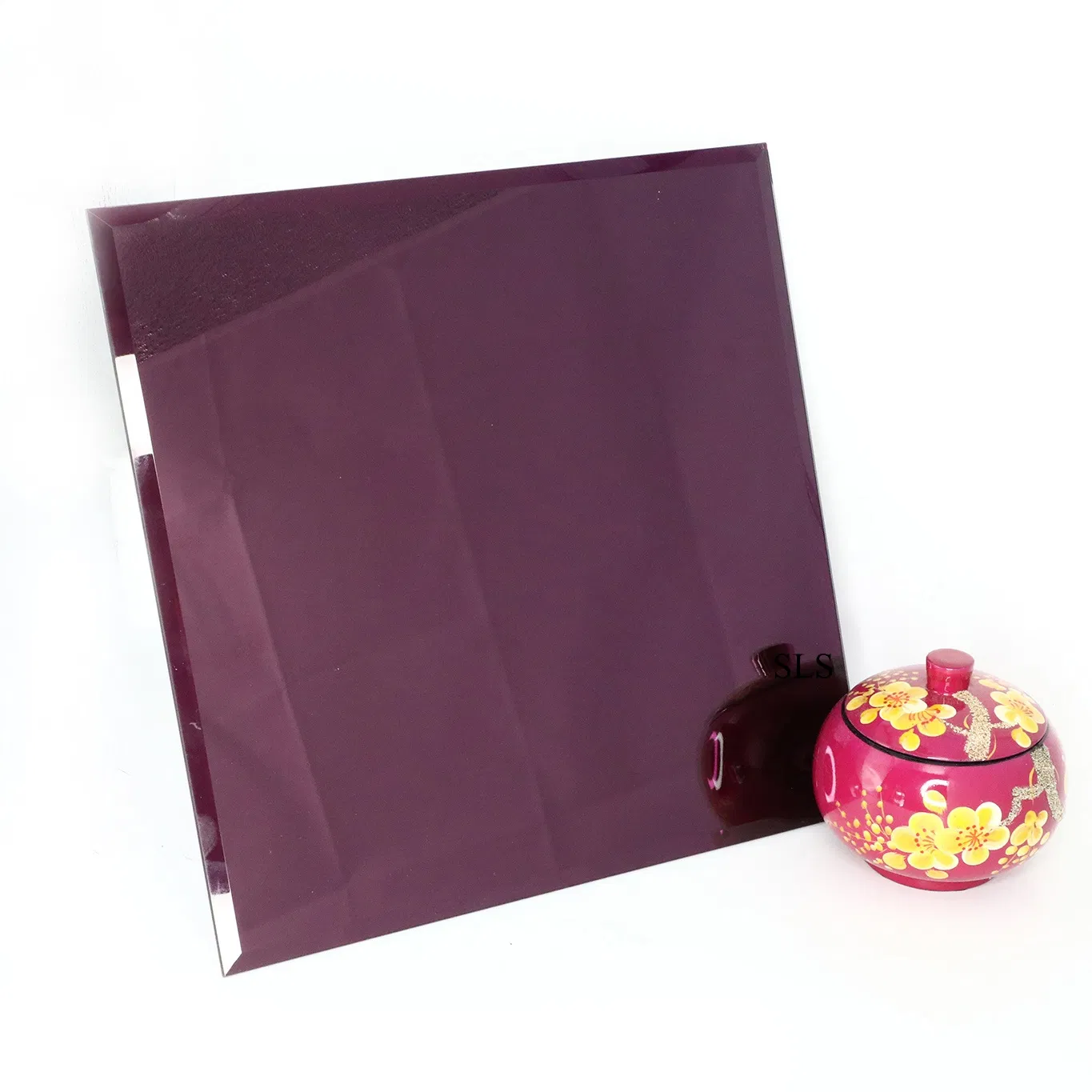 Vibrant Multicolor Shimmering Reflection Color Mirror with Crystal Clear Surface and Elegant Light Play