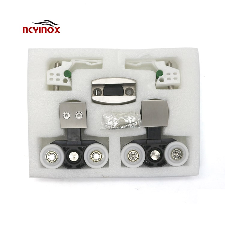 Tempered Glass Sliding Door Hanger Roller Hanging Wheels Door Roller Wheel