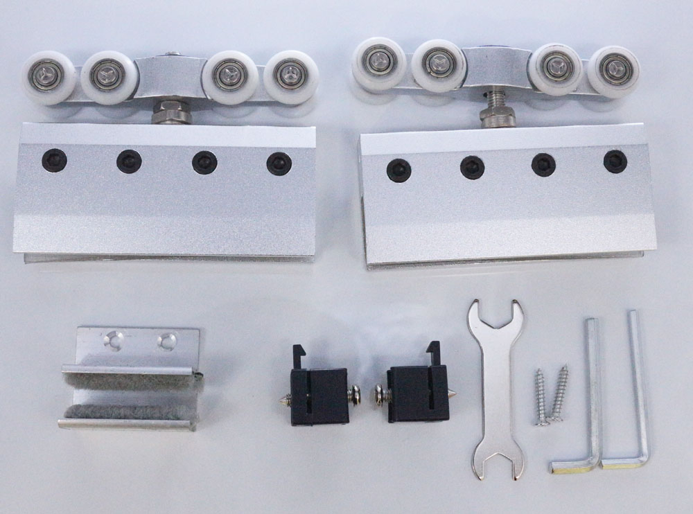 Bathroom Door Accessories Stainless Steel 304 Frameless Glass Sliding Shower Door System Sliding Door