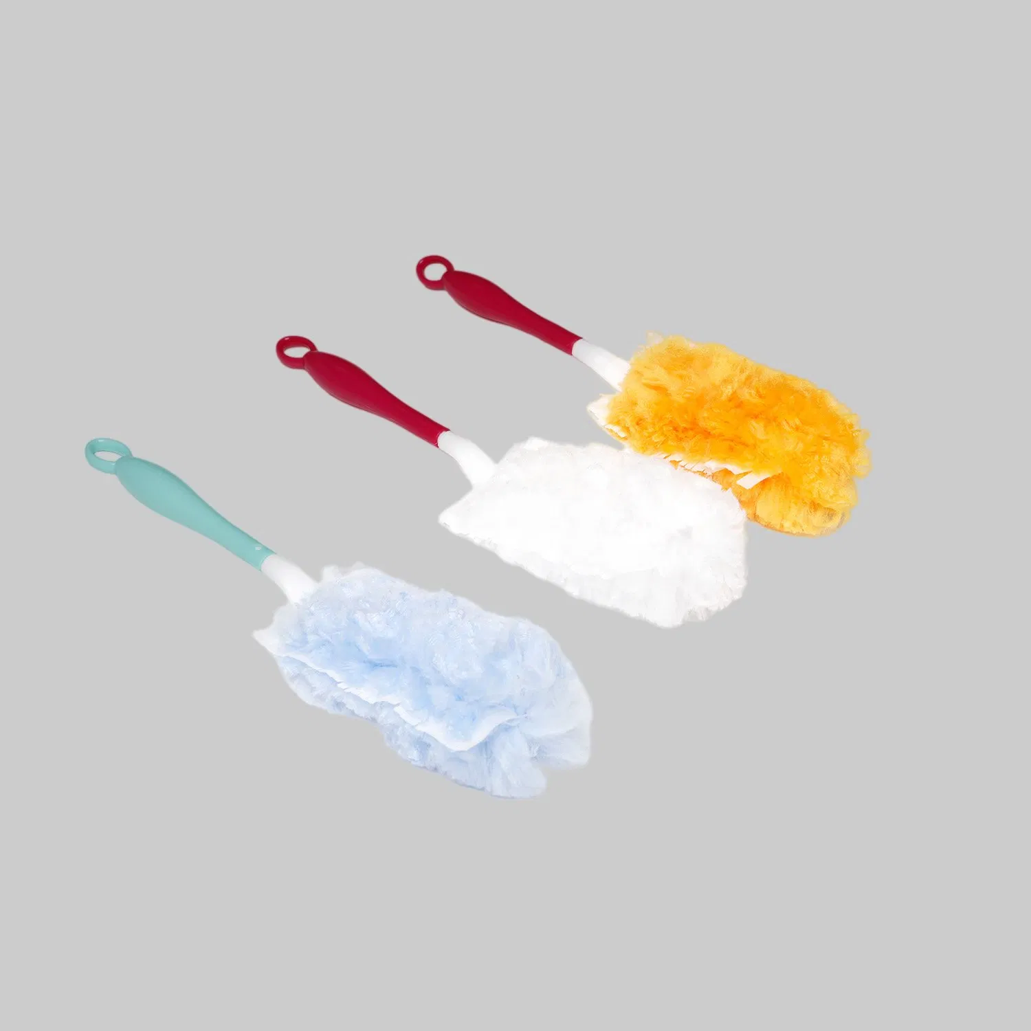 Household Cleaning Brush Nonwoven Duster Disposable Fluffy Duster Magic Duster with Long Handle and Silcom Mop Dust Floor Disposable Swiffer Refill Duster