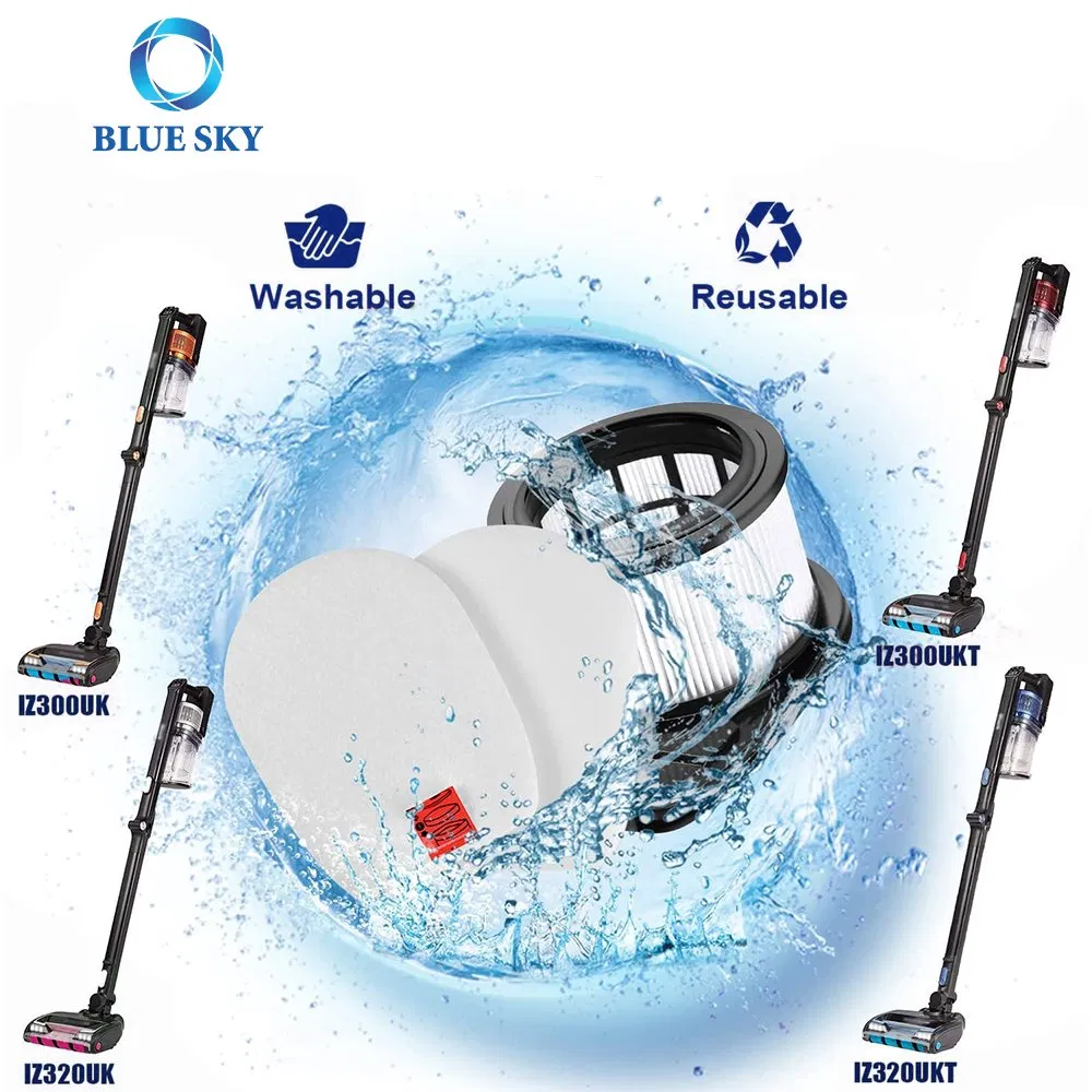 Iz300ukt HEPA Filters Foam Felt Filter Kit for Sharks Iz300 Iz300UK Iz300ukt Iz320 Iz320UK Iz320ukt Vacuum Cleaner Replace Part