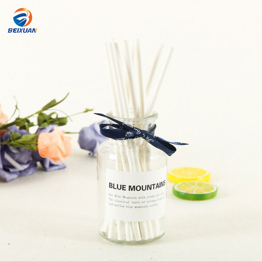Factory Supply Biodegradable Disposable White Kraft Paper Drinking Straw