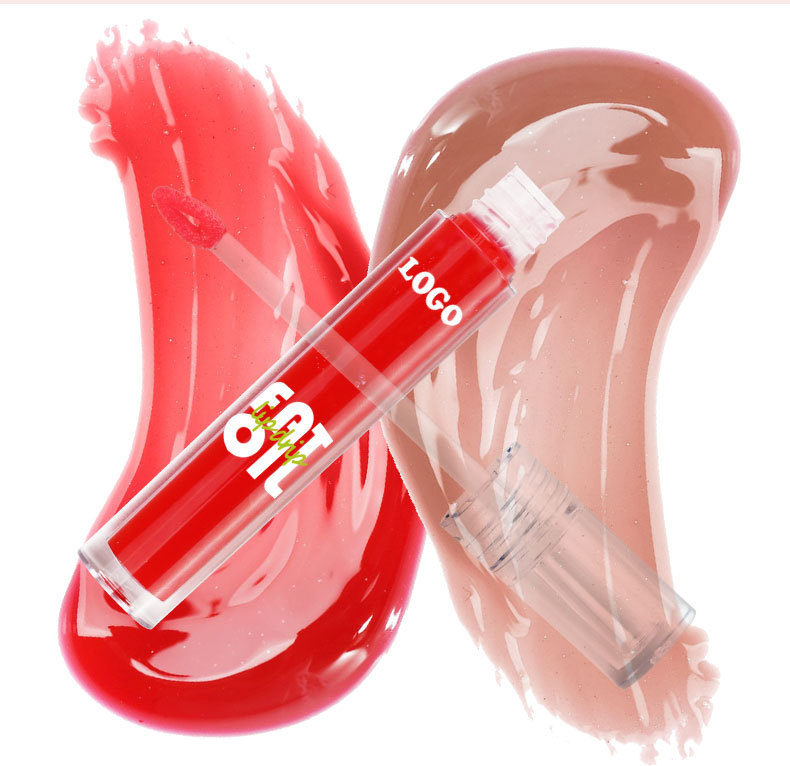 Low MOQ Lip Glossy Private Label Clear Moist Vegan Pink Plumped Anti-Chapped Lip Oil