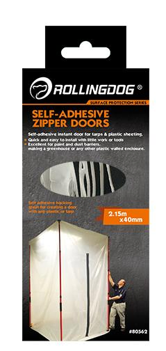 Rollingdog-PRO 80562 Self-Adhesive Zipper Door 2.15m X 40mm