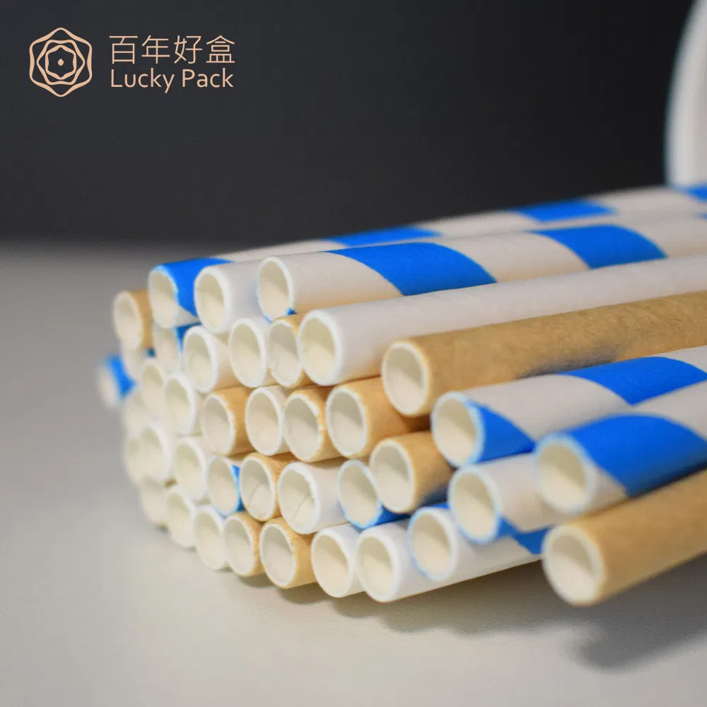 Hot Selling Eco-Friendly Disposable Drinking Straws Diagonal Cut