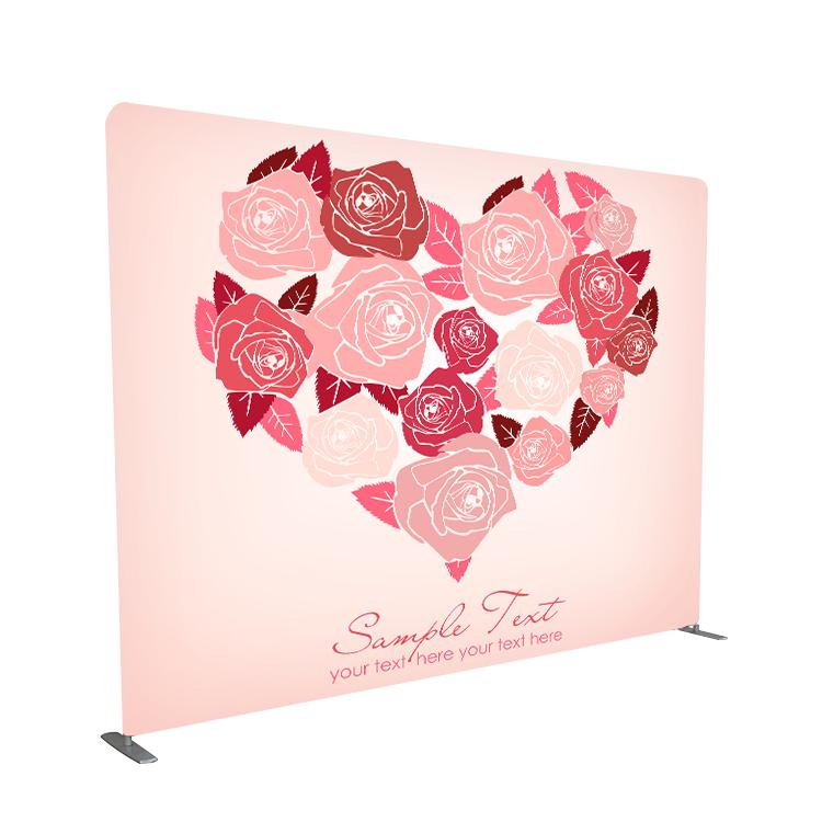 Tension Fabric Display Backdrop Pop up Banner Stand for Exhibition Advertising